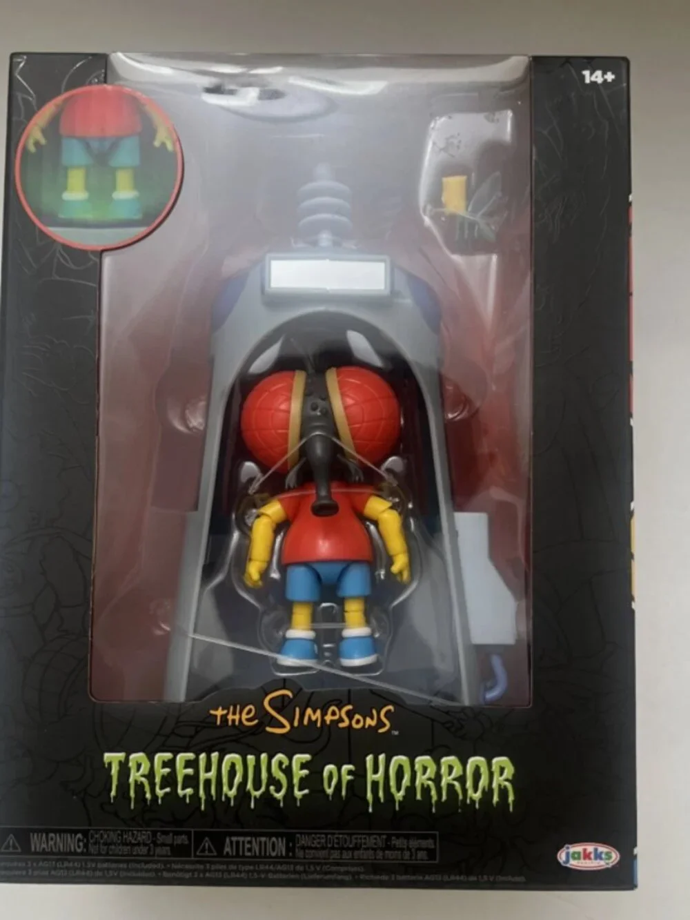 Jakks Pacific Simpsons Treehouse of Horror FLY BOY BART 5” Figure